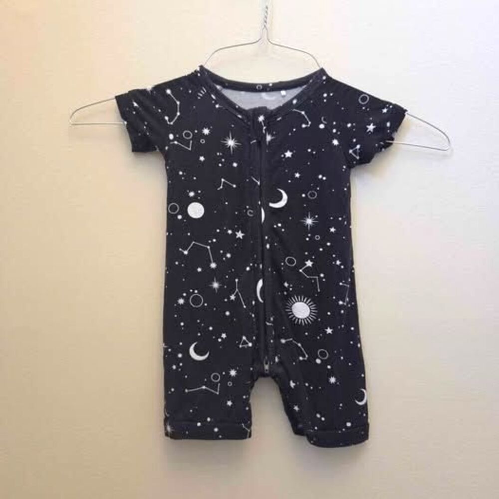 Celestial Constellation Natural Fiber Bamboo Zippie 6-9 M